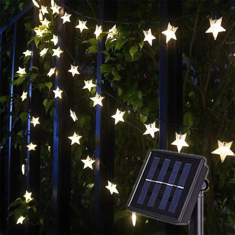 LED Solar Powered Fairy Lights, Solar Star String Lights for Christmas, Wedding, Garden, Yard, Patio, Outdoor Decor