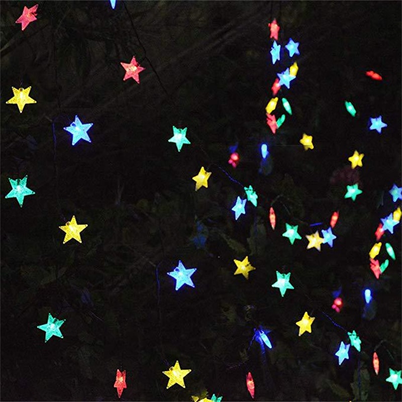 LED Solar Powered Fairy Lights, Solar Star String Lights for Christmas, Wedding, Garden, Yard, Patio, Outdoor Decor