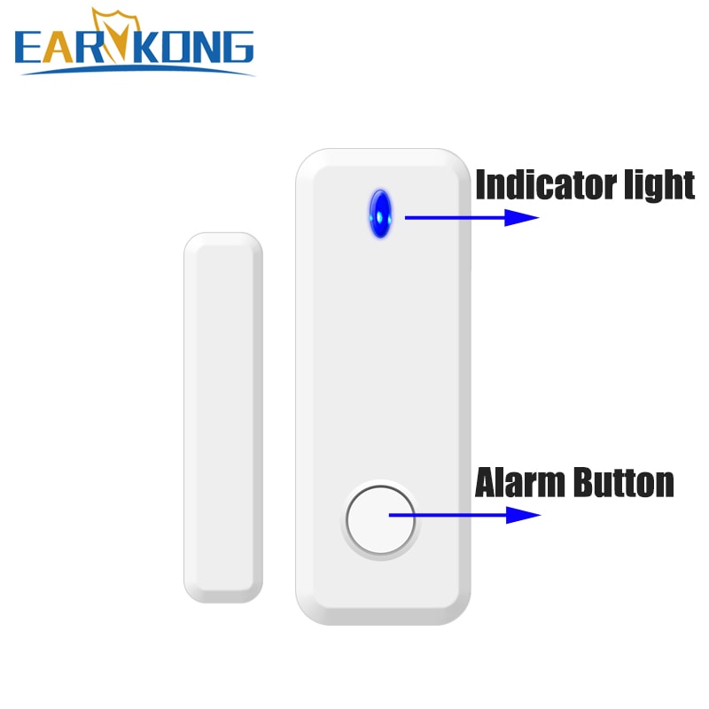 Wireless Door Sensor Open Door Detector Smart Home Security System 1