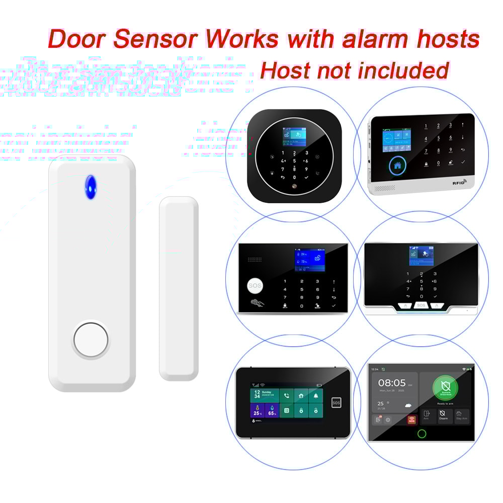 Wireless Door Sensor Open Door Detector Smart Home Security System 2