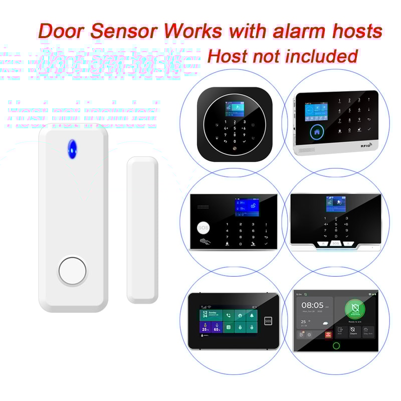 Wireless Door Sensor Open Door Detector Smart Home Security System 2