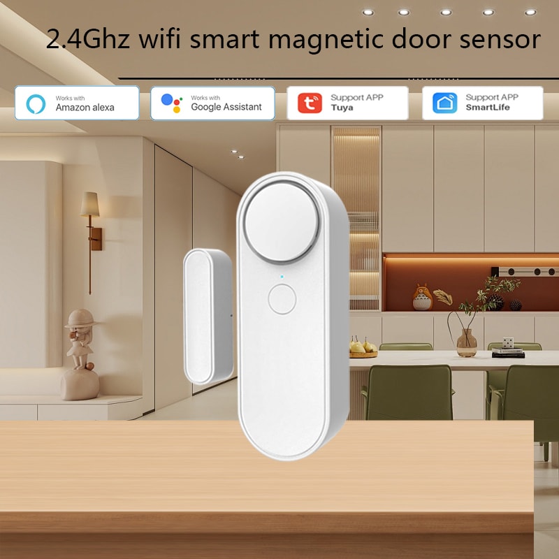 Entry Security Tuya Wifi Door Sensor Window Open Closed Detectors Siren Home Alarm System Independe