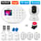 WIFI GSM Home Security Protection Alarm System Kit Tuya Smart Alexa Support Motion Detector 11