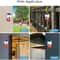 Solar Motion Sensor Outdoor Alarm Adjustable Sensitivity Motion Activated Alarm Waterproof Siren Li 4