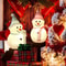 Solar Christmas Snowman Light Lawn Garden Decorative Light For Outdoor Courtyard Plugin Landscape G 0