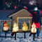 Solar Christmas Snowman Light Lawn Garden Decorative Light For Outdoor Courtyard Plugin Landscape G 2