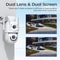 WiFi Outdoor Dual Lens Camera WiFi Surveillance PTZ Auto Tracking ONVIF Security CCTV Camera With A 1