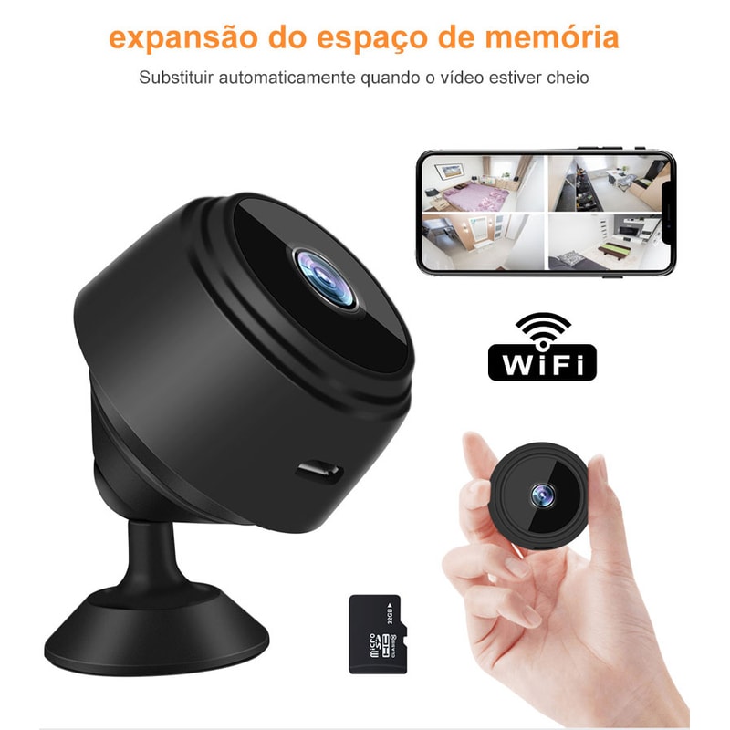 Mini Camera WiFi Wireless Monitoring Remote Video Surveillance Smart Home Security Protection Camco 1