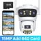 Outdoor Auto Tracking PTZ Camera HZ Wifi 5X Digital Zoom UHD Night Vision 10MP CCTV IP Camera With
