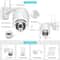 Wireless WIFI IP Camera, Speed Dome Auto Tracking, Smart Home Outdoor Surveillance Camera