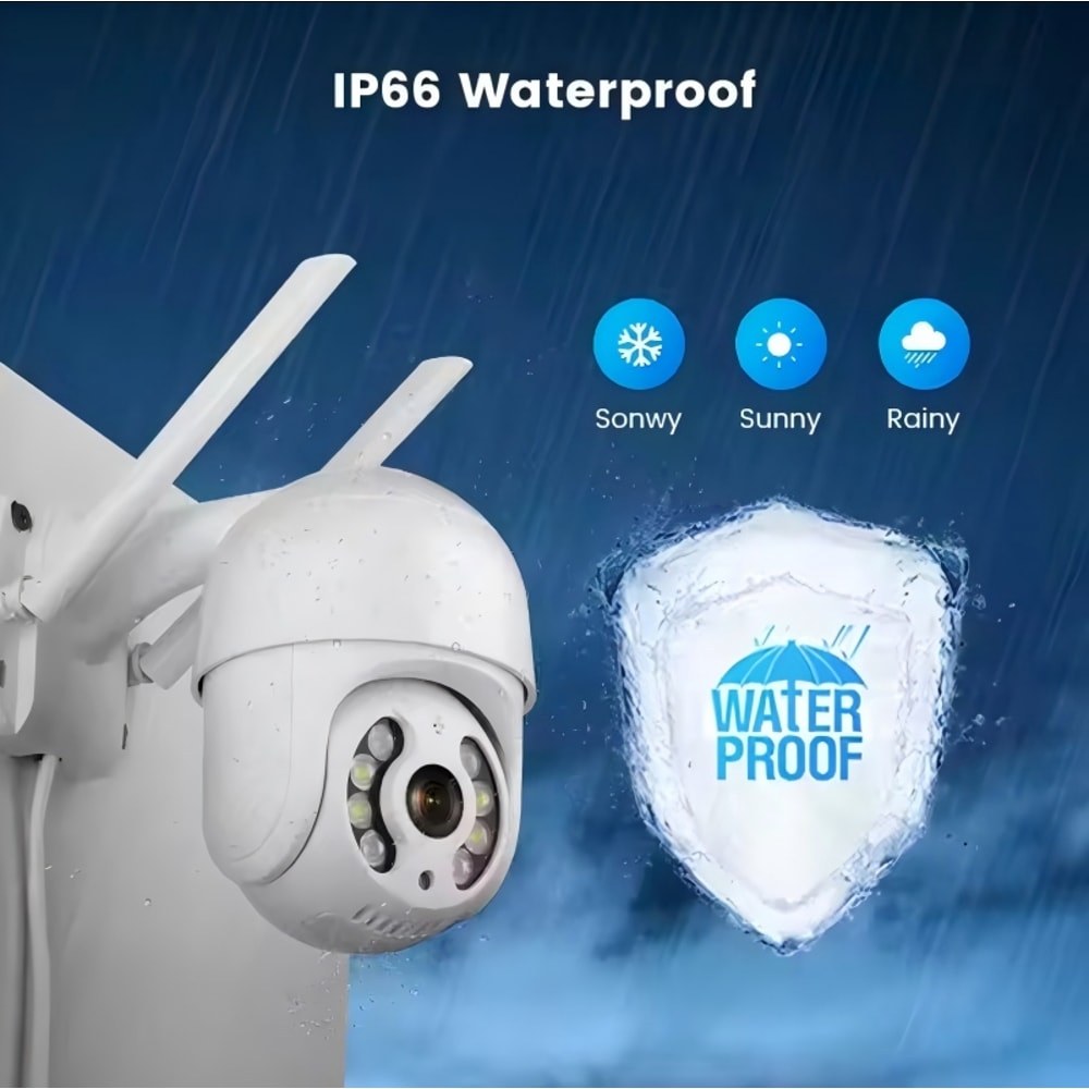 Wireless WIFI IP Camera, Speed Dome Auto Tracking, Smart Home Outdoor Surveillance Camera