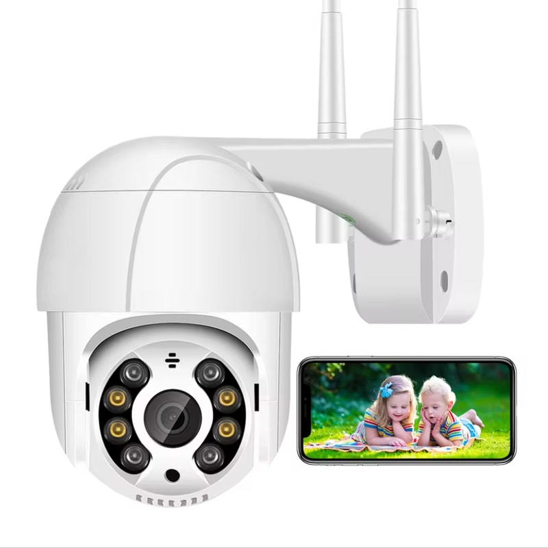 Wireless WIFI IP Camera, Speed Dome Auto Tracking, Smart Home Outdoor Surveillance Camera