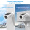 Solar Security Camera Outdoor Wireless WIFI Camera Battery Floodlight Color Night Vision 4