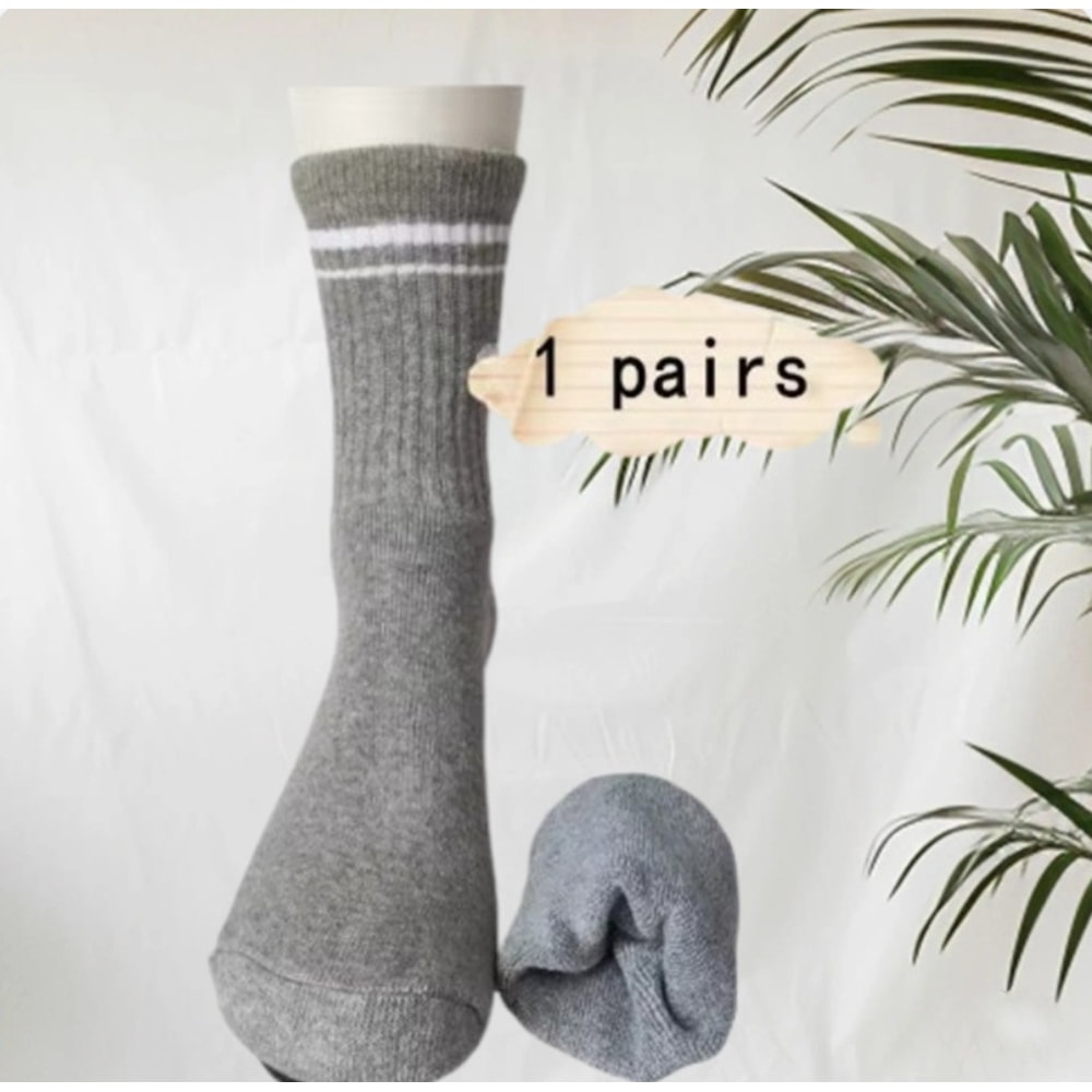 Retro Cotton Yoga Sports Sock For Women Pilates Fitness Sock Medium Long Yoga Sock Four Seasons Soc 1