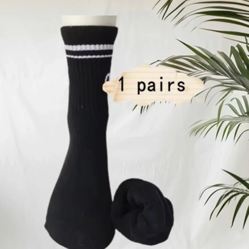Retro Cotton Yoga Sports Sock For Women Pilates Fitness Sock Medium Long Yoga Sock Four Seasons Soc 2