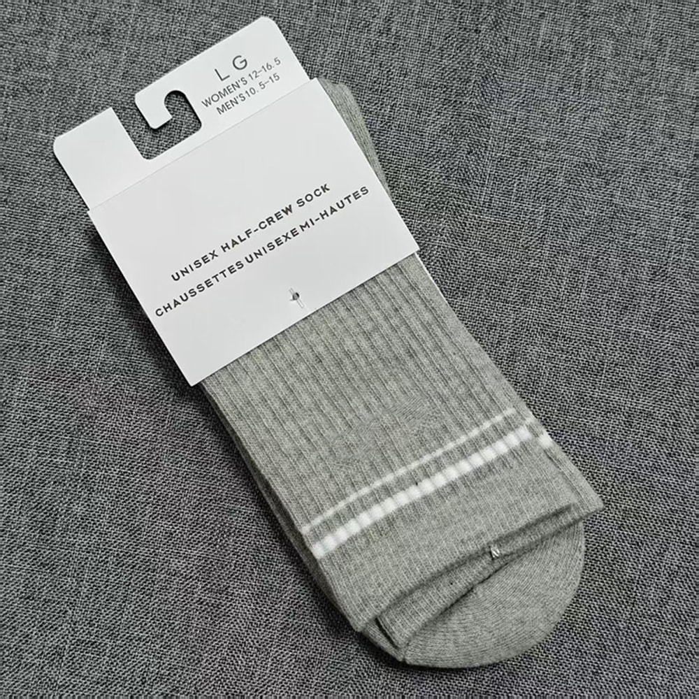 Retro Yoga Socks Cotton Sports Socks Unisex Long Socks For Autumn Winter Breathable Gym Stockings 3