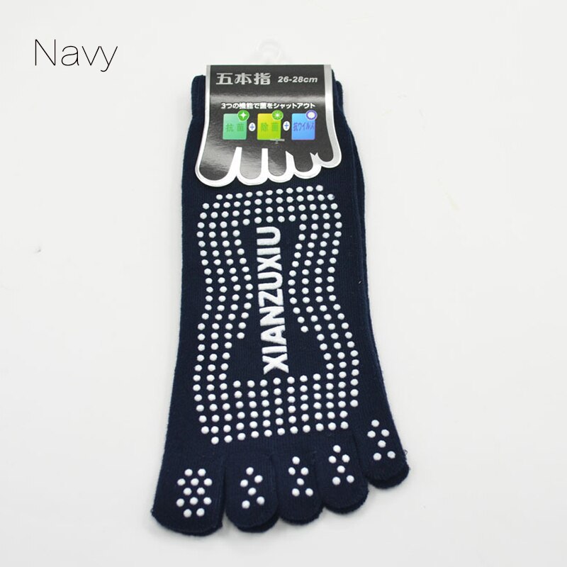 Men Pilates Socks Wholesale Cotton Breathable NonSlip Toe Socks Yoga Socks Cotton Massage Sports Fi 6