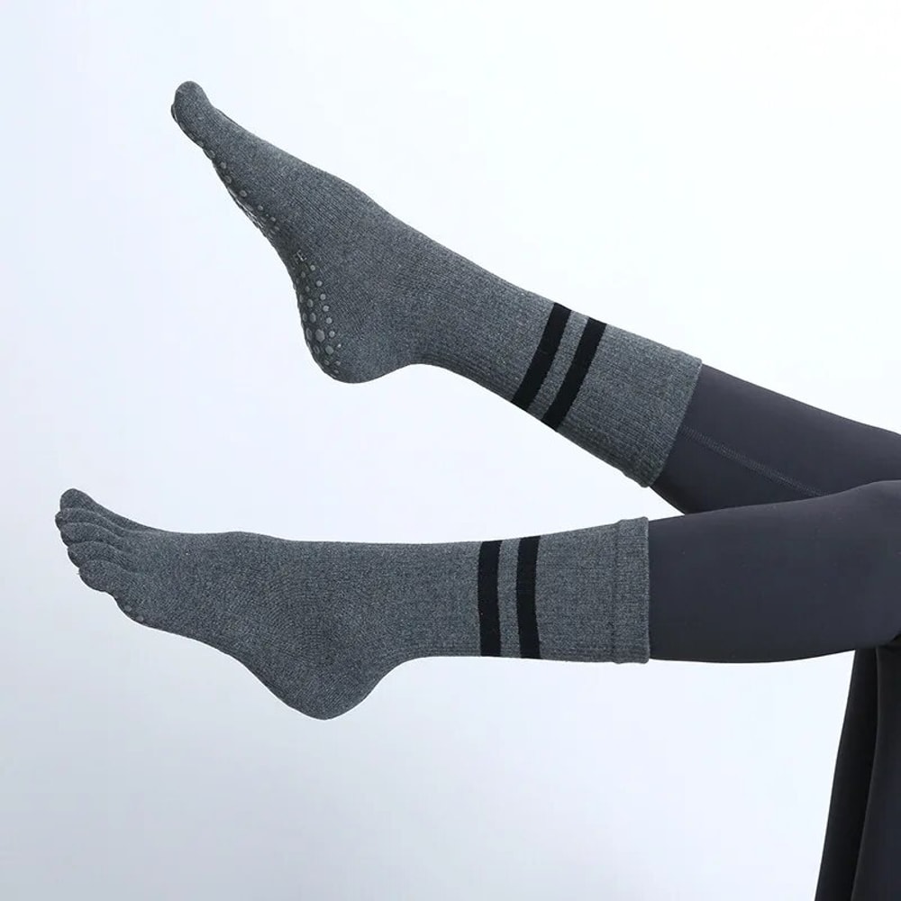 NonSlip Yoga Socks For Women Breathable Pilates Cotton Socks Fitness Dance Ballet Socks Floor Socks 4