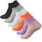 Professional Yoga Socks Women, Cotton Solid Color Short Mesh, Non-slip Breathable Sports Pilates Gym Socks