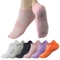 Professional Yoga Socks Women, Cotton Solid Color Short Mesh, Non-slip Breathable Sports Pilates Gym Socks