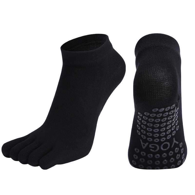 Breathable Yoga Socks Nonslip Pilates Dance Gym Socks Cotton QuickDry Fitness Socks For Women 1