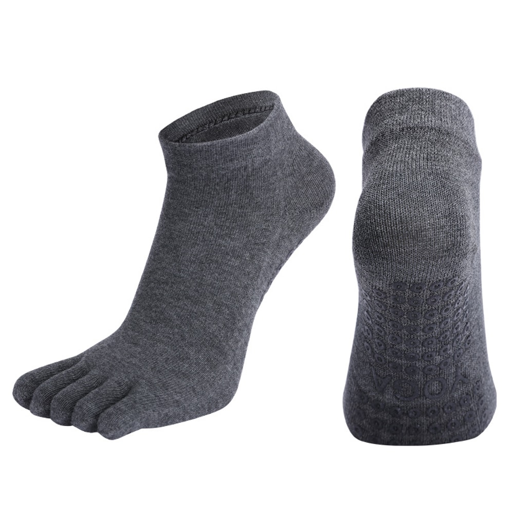 Breathable Yoga Socks Nonslip Pilates Dance Gym Socks Cotton QuickDry Fitness Socks For Women 4