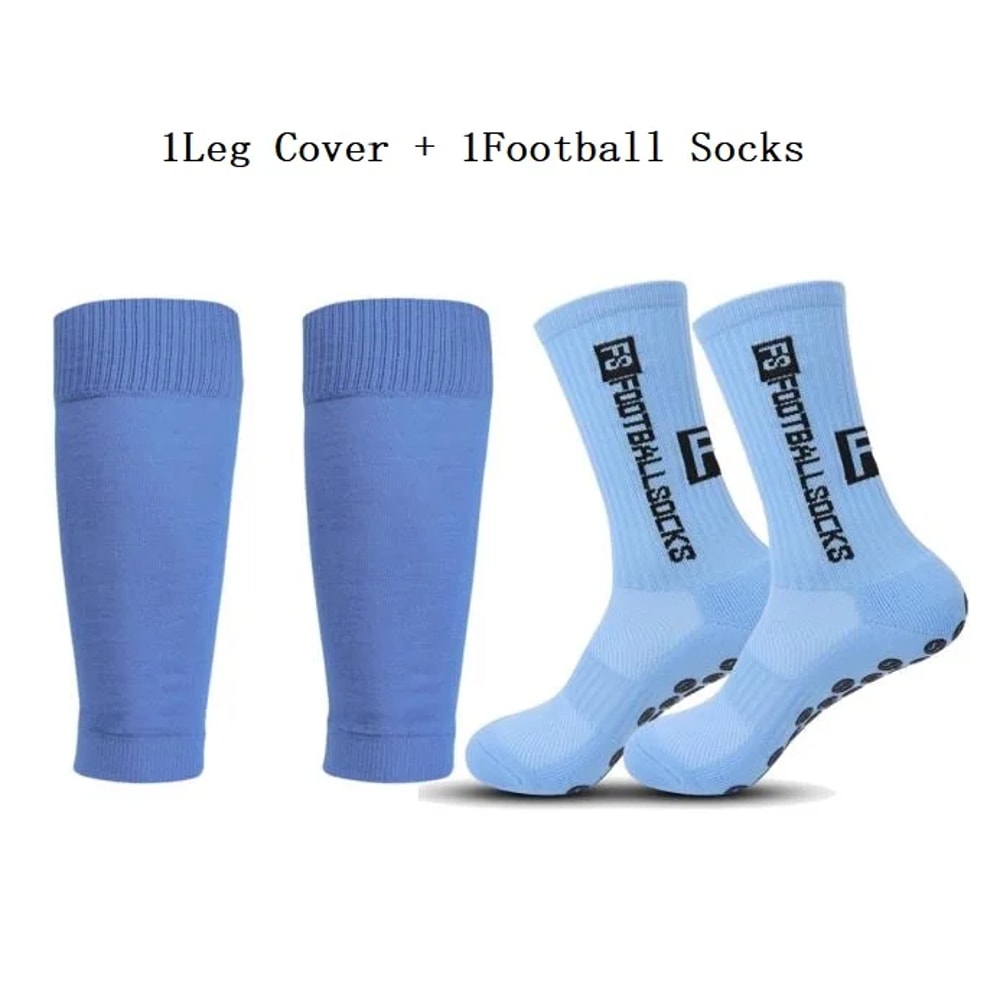 Football Socks With Leg Cover AntiSlip Sports Socks For Men Women Ideal For Soccer Tennis Basketbal 1