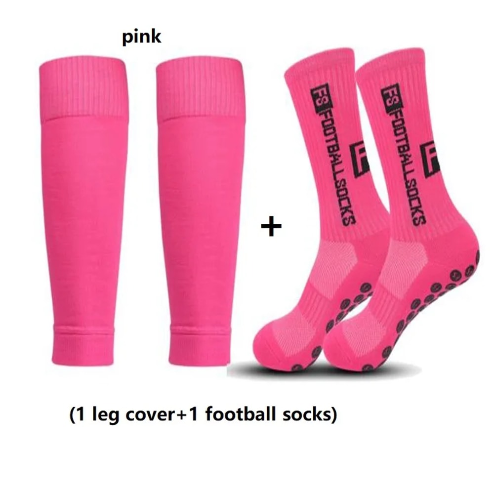 Football Socks With Leg Cover AntiSlip Sports Socks For Men Women Ideal For Soccer Tennis Basketbal 4