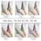 Silicone AntiSlip Hollow Pilates Socks For Women Breathable Cotton Yoga Fitness Socks NonSlip Spor 5