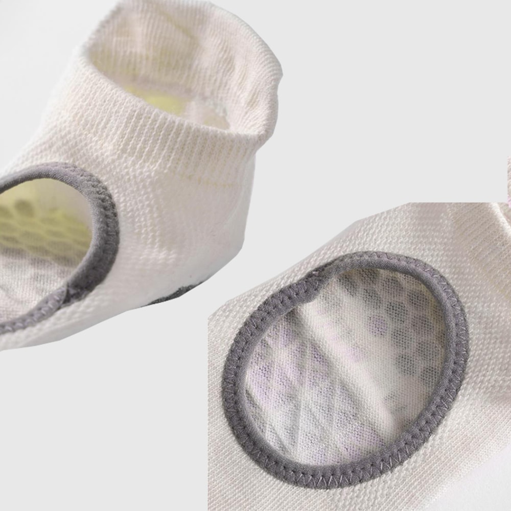 Silicone AntiSlip Hollow Pilates Socks For Women Breathable Cotton Yoga Fitness Socks NonSlip Spor 7