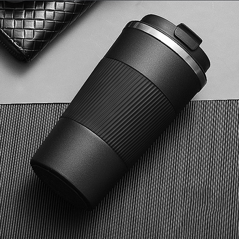 Insulated Coffee Thermos Mug Double Stainless Steel LeakProof NonSlip Car Vacuum Flask Travel Therm 3