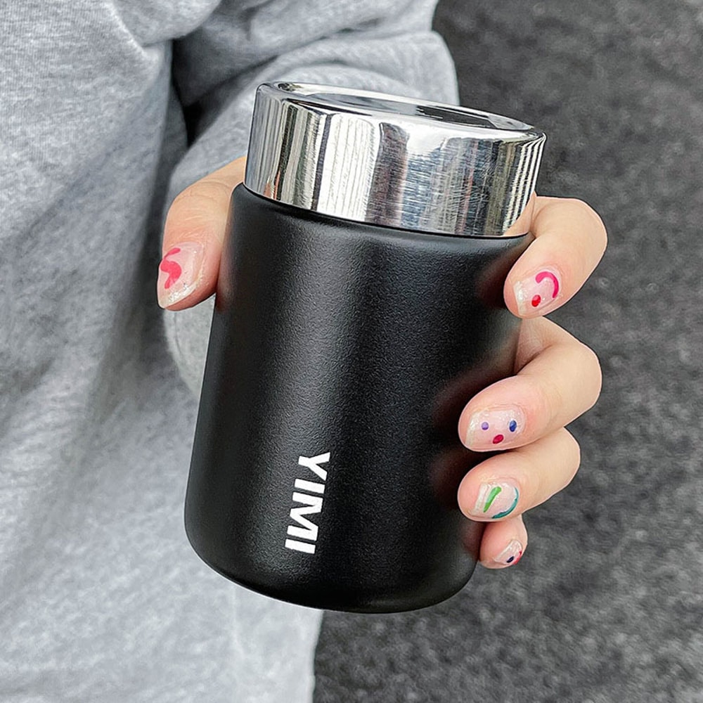 Stainless Steel Mini Insulated Cup Portable Coffee Cup For Girls Simple Compact Convenient Househol