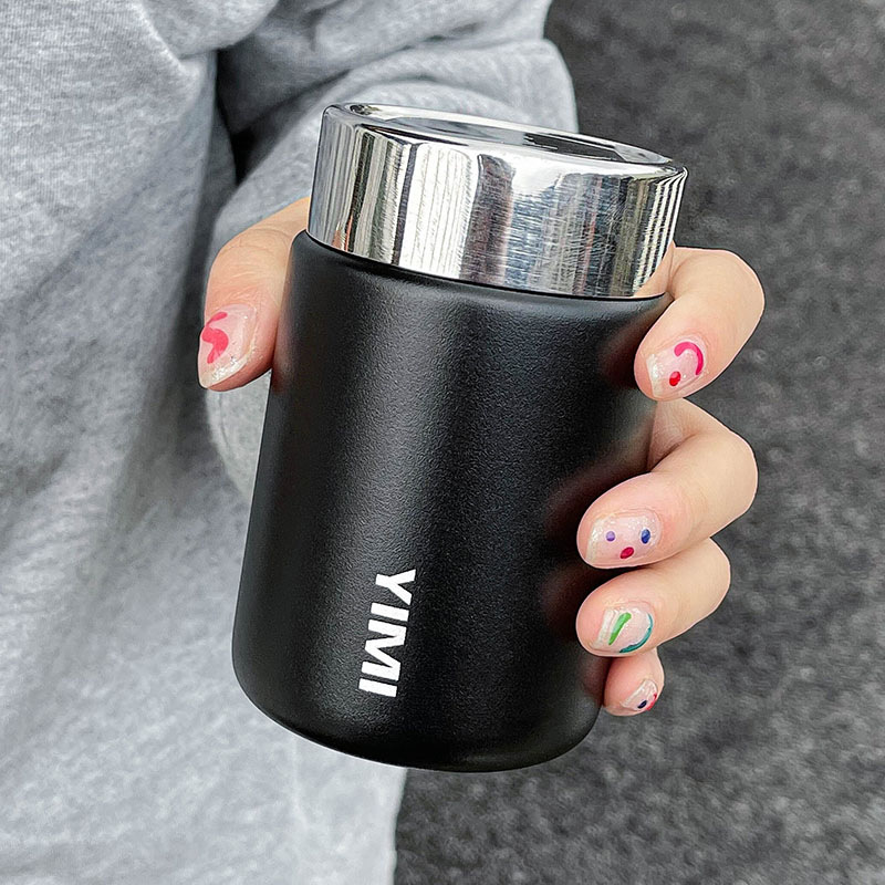 Stainless Steel Mini Insulated Cup Portable Coffee Cup For Girls Simple Compact Convenient Househol