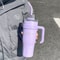 Stainless Steel Ice Tumbler Insulated Cup With Handle Straw Keeps Cold Ideal For Coffee Water In 2