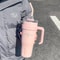 Stainless Steel Ice Tumbler Insulated Cup With Handle Straw Keeps Cold Ideal For Coffee Water In 4