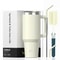 Stainless Steel Insulated Cup, Thermal Tumbler with Handle and Straw, Leak-Proof Mug for Hot and Cold Drinks