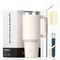 Stainless Steel Insulated Cup, Thermal Tumbler with Handle and Straw, Leak-Proof Mug for Hot and Cold Drinks