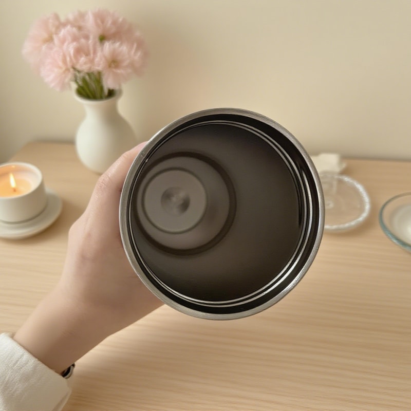 Stainless Steel Thermos Cup, Large Capacity Water Bottle with Straw, Vacuum Flask Coffee Insulation Cup