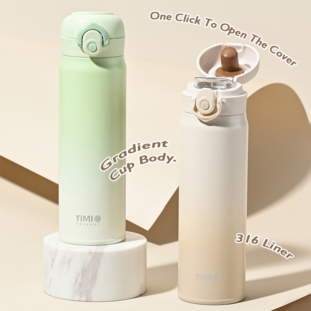 Vacuum Insulated Stainless Steel Thermos Portable Tumbler Thermal Water Bottle Coffee Cup Large Cap 4