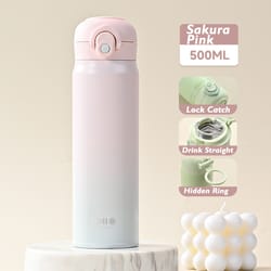 vacuum insulated stainless steel thermos, portable tumbler, thermal water bottle, coffee cup, large capacity travel mug