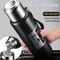 Stainless Steel Insulated Travel Mug Large Capacity Cold Thermal Thermos Tea Coffee Water Bottle In 2