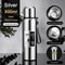 Stainless Steel Insulated Travel Mug Large Capacity Cold Thermal Thermos Tea Coffee Water Bottle In 6