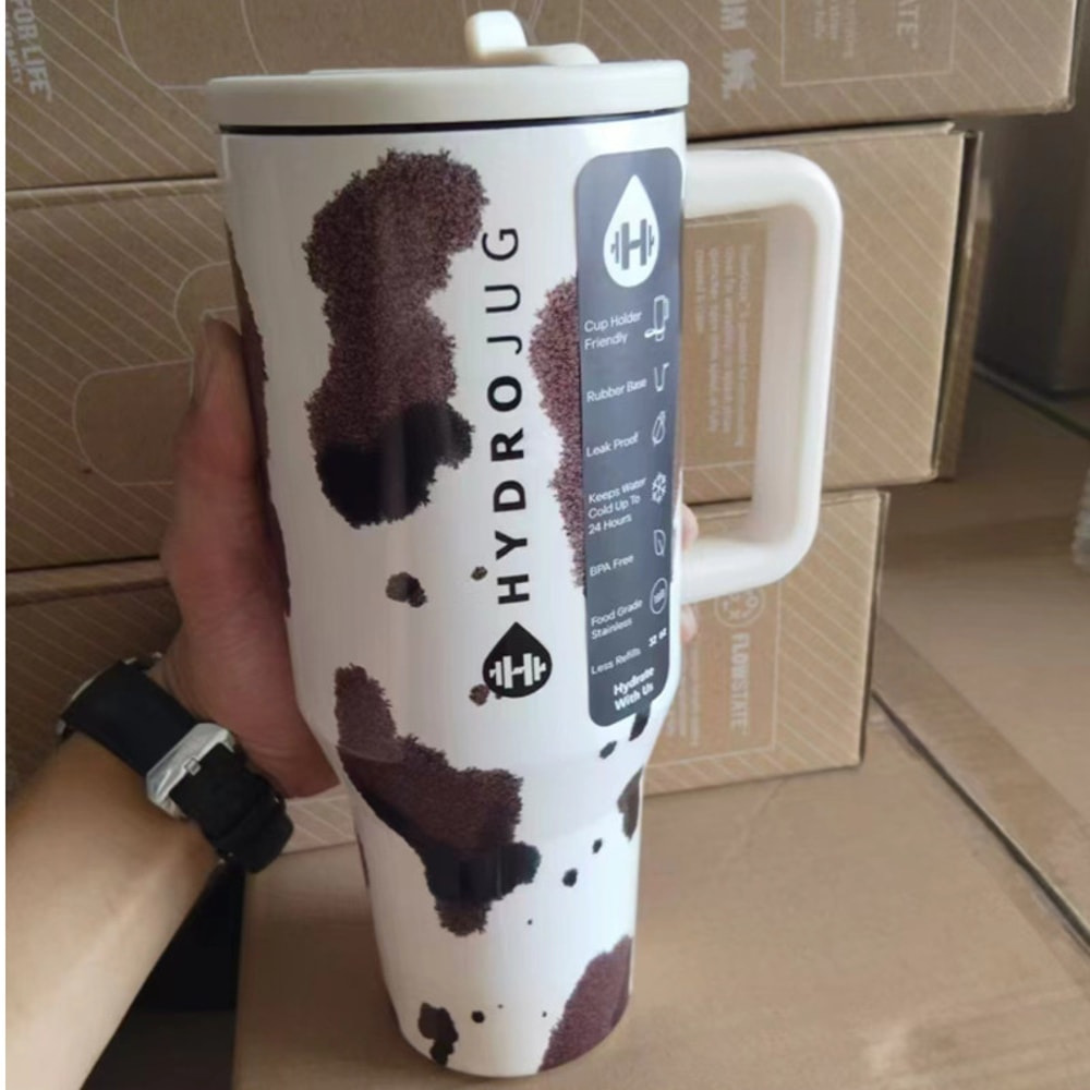 Thermal Insulated Stainless Steel Straw Lid Double Wall Car Mug Leakproof Convenient Travel Iced Be 6
