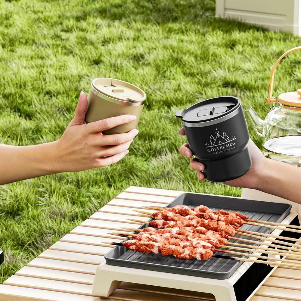 Double Layer Insulated Thermal Cup 304 Stainless Steel Office Milk Coffee Mug Portable Sealed Tumbl 8