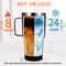 Metal Stainless Steel Insulated Tumbler Large Thermal Mug With Handle Vacuum Straw Cup For Hot And 7