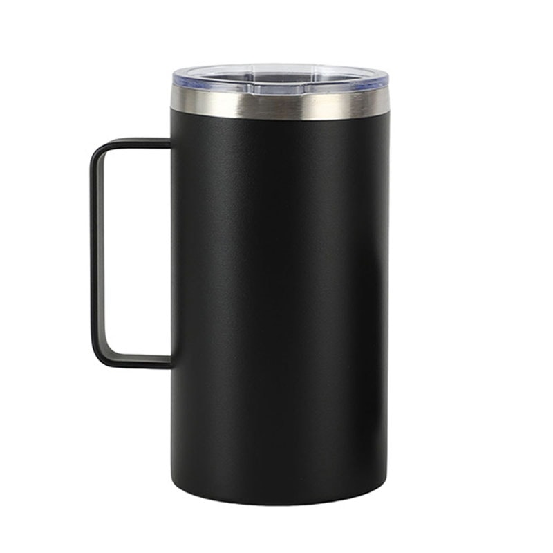 Stainless Steel Coffee Mug LeakProof Thermos Insulated Travel Mug With Handle Thermal Vacuum Flask 0
