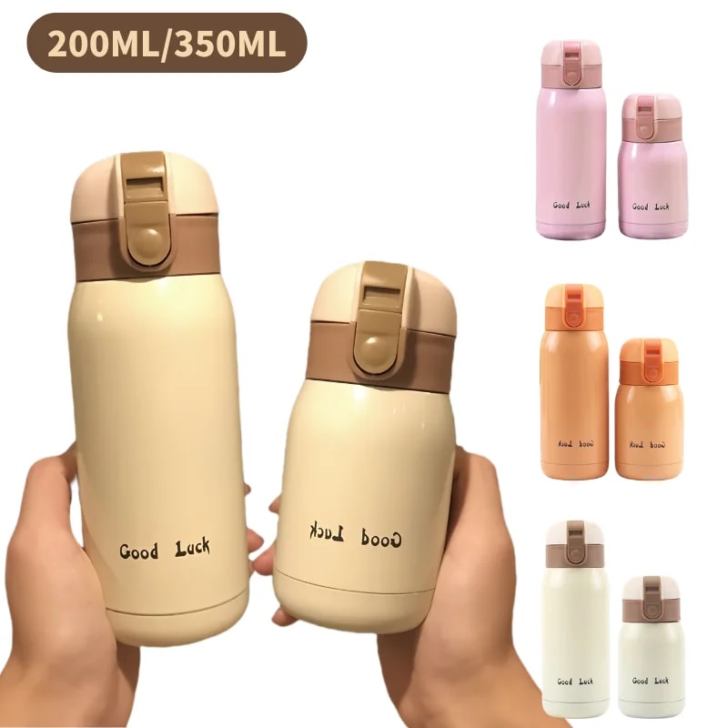 Stainless Steel Thermal Coffee Mug Cute Mini Thermos Portable Vacuum Flask Insulated Water Bottle 4