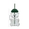 New Cartoon Bear Shaped Coffee Mug Cute Bear Mug Glass Cup With Straw Transparent Milk Coffee Water 1