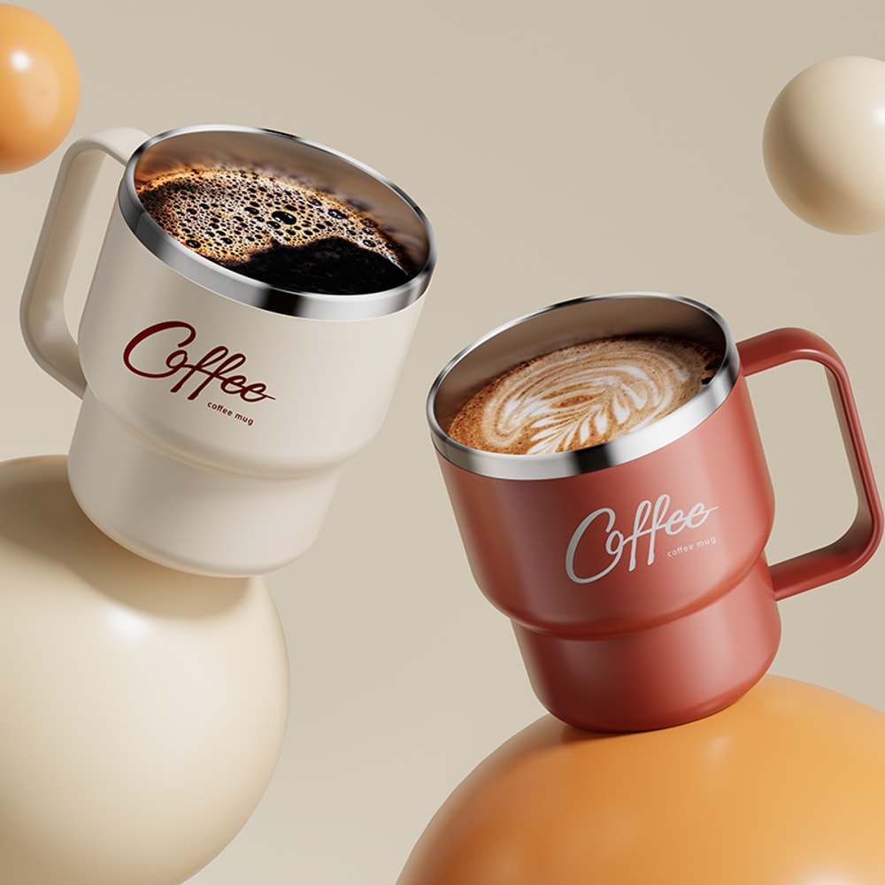 400ML Double Layer Coffee Mug 304 Stainless Steel Sealed Drinking Cup For Cold And Hot Water Insula 6