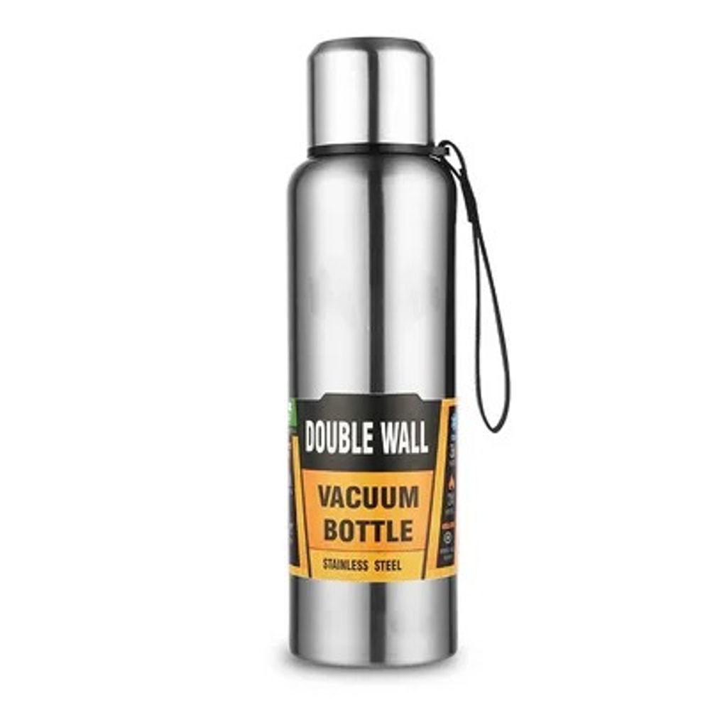 Stainless Steel Thermos Large Capacity Vacuum Flask Portable Insulated Tumbler with Rope Thermo Bottle